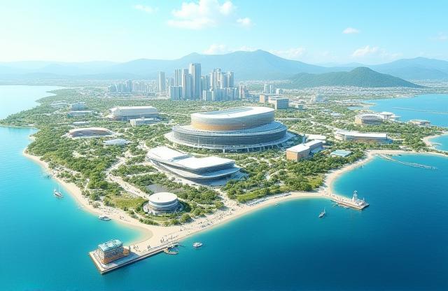Artist rendering of the EXPO 2025 Osaka site