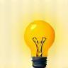 Lightbulb icon representing empowering lives theme